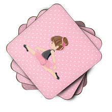 Load image into Gallery viewer, Ballerina Brunette Jete Foam Coaster  BB5174FC
