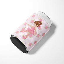 Load image into Gallery viewer, Ballerina Brunette Point Can or Bottle Hugger BB5177CC