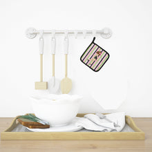 Load image into Gallery viewer, Ballerina Brunette Point Pot Holders - Set of 2 - Heat-Resistant Kitchen Essentials BB5178PTHD