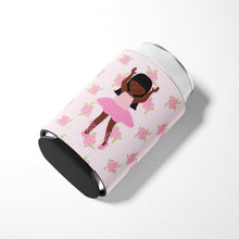 Load image into Gallery viewer, Ballerina African American Long Hair Can or Bottle Hugger BB5180CC