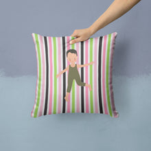 Load image into Gallery viewer, Boy Dancer Bikatard Throw Pillow - 14x14 Decorative Pillow – Art for Your Home &amp; Patio BB5182PW1414