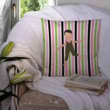 Load image into Gallery viewer, Boy Dancer Bikatard Throw Pillow - 14x14 Decorative Pillow – Art for Your Home &amp; Patio BB5182PW1414