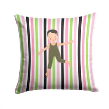 Load image into Gallery viewer, Boy Dancer Bikatard Throw Pillow - 14x14 Decorative Pillow – Art for Your Home &amp; Patio BB5182PW1414