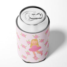 Load image into Gallery viewer, Ballerina Long Haired Blonde Can or Bottle Hugger BB5185CC