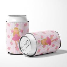 Load image into Gallery viewer, Ballerina Long Haired Blonde Can or Bottle Hugger BB5185CC