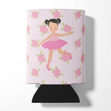 Load image into Gallery viewer, Ballerina Black Hair Ponytails Can or Bottle Hugger BB5187CC