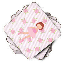 Load image into Gallery viewer, Ballerina Red Short Hair Foam Coaster  BB5191FC