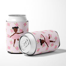 Load image into Gallery viewer, Ballerina African American Ponytails Can or Bottle Hugger BB5192CC