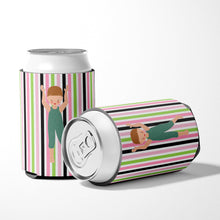 Load image into Gallery viewer, Dancer Bikatard Brown Hair Can or Bottle Hugger BB5193CC