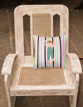 Load image into Gallery viewer, Dancer Bikatard Brown Hair Fabric Decorative Pillow BB5193PW1818