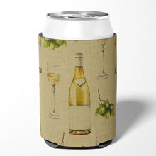 Load image into Gallery viewer, White Wine on Linen Can or Bottle Hugger BB5194CC