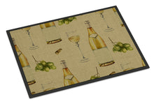 Load image into Gallery viewer, White Wine on Linen Doormat - 24x36 Decorative Floor Mat – Indoor/Outdoor Rug with Artistic Flair BB5194JMAT