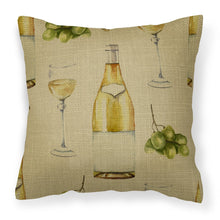 Load image into Gallery viewer, White Wine on Linen Fabric Decorative Pillow BB5194PW1818