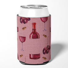 Load image into Gallery viewer, Red Wine on Linen Can or Bottle Hugger BB5195CC