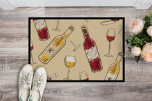 Load image into Gallery viewer, Red and White Wine Doormat - 24x36 Decorative Floor Mat – Indoor/Outdoor Rug with Artistic Flair BB5196JMAT