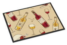 Load image into Gallery viewer, Red and White Wine Doormat - 18x27 Decorative Floor Mat – Indoor/Outdoor Rug with Artistic Flair BB5196MAT