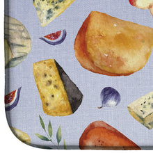 Load image into Gallery viewer, Assortment of Cheeses Dish Drying Mat – Absorbent, Artistic Kitchen Essentials BB5198DDM
