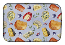 Load image into Gallery viewer, Assortment of Cheeses Dish Drying Mat – Absorbent, Artistic Kitchen Essentials BB5198DDM