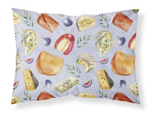 Load image into Gallery viewer, Assortment of Cheeses Fabric Standard Pillowcase – Artistic Decorative Front, White Back BB5198PILLOWCASE