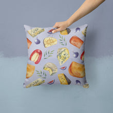 Load image into Gallery viewer, Assortment of Cheeses Throw Pillow - 14x14 Decorative Pillow – Art for Your Home &amp; Patio BB5198PW1414