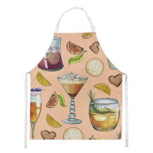 Load image into Gallery viewer, Drinks and Cocktails Peach Apron – Artist-Designed Kitchen, BBQ &amp; Craft Apron BB5200APRON