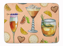 Load image into Gallery viewer, Drinks and Cocktails Peach Machine Washable Memory Foam Mat BB5200RUG