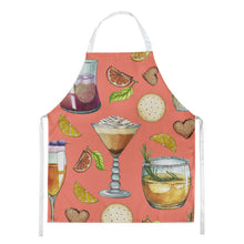 Load image into Gallery viewer, Drinks and Cocktails Salmon Apron – Artist-Designed Kitchen, BBQ &amp; Craft Apron BB5201APRON