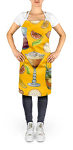 Load image into Gallery viewer, Drinks and Cocktails Gold Apron – Artist-Designed Kitchen, BBQ &amp; Craft Apron BB5202APRON