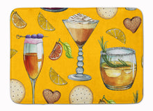 Load image into Gallery viewer, Drinks and Cocktails Gold Machine Washable Memory Foam Mat BB5202RUG