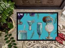 Load image into Gallery viewer, Drinks and Cocktails Blue Doormat - 18x27 Decorative Floor Mat – Indoor/Outdoor Rug with Artistic Flair BB5203MAT