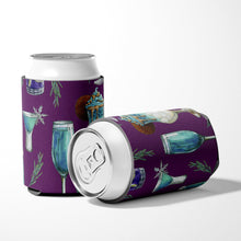 Load image into Gallery viewer, Drinks and Cocktails Purple Can or Bottle Hugger BB5204CC