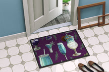 Load image into Gallery viewer, Drinks and Cocktails Purple Doormat - 18x27 Decorative Floor Mat – Indoor/Outdoor Rug with Artistic Flair BB5204MAT