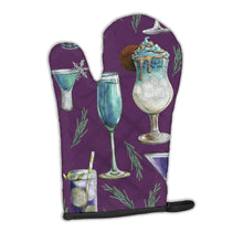 Load image into Gallery viewer, Drinks and Cocktails Purple Oven Mitt BB5204OVMT