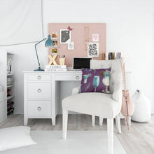 Load image into Gallery viewer, Drinks and Cocktails Purple Throw Pillow - 14x14 Decorative Pillow – Art for Your Home &amp; Patio BB5204PW1414