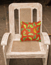 Load image into Gallery viewer, Lemons, Limes and Oranges Fabric Decorative Pillow BB5205PW1818