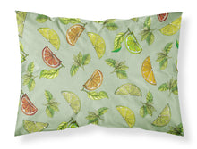 Load image into Gallery viewer, Lemons, Limes and Oranges Fabric Standard Pillowcase – Artistic Decorative Front, White Back BB5206PILLOWCASE