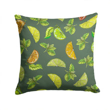 Load image into Gallery viewer, Lemons, Limes and Oranges Throw Pillow - 14x14 Decorative Pillow – Art for Your Home &amp; Patio BB5207PW1414