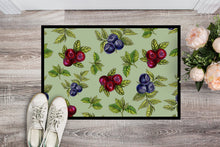 Load image into Gallery viewer, Berries in Green Doormat - 18x27 Decorative Floor Mat – Indoor/Outdoor Rug with Artistic Flair BB5208MAT