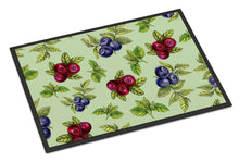 Load image into Gallery viewer, Berries in Green Doormat - 18x27 Decorative Floor Mat – Indoor/Outdoor Rug with Artistic Flair BB5208MAT
