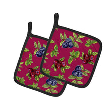 Load image into Gallery viewer, Berries Pot Holders - Set of 2 - Heat-Resistant Kitchen Essentials BB5209PTHD