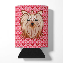 Load image into Gallery viewer, Yorkie Yorkishire Terrier Hearts Can or Bottle Hugger BB5274CC