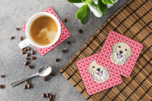 Load image into Gallery viewer, Golden Retriever Hearts Foam Coaster  BB5275FC