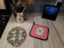 Load image into Gallery viewer, Golden Retriever Hearts Pot Holders - Set of 2 - Heat-Resistant Kitchen Essentials BB5275PTHD