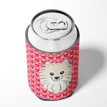 Load image into Gallery viewer, Pomeranian Hearts Can or Bottle Hugger BB5277CC
