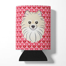 Load image into Gallery viewer, Pomeranian Hearts Can or Bottle Hugger BB5277CC
