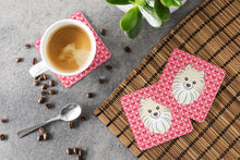 Load image into Gallery viewer, Pomeranian Hearts Foam Coaster  BB5277FC