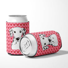 Load image into Gallery viewer, Dalmatian Hearts Can or Bottle Hugger BB5280CC