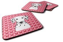 Load image into Gallery viewer, Dalmatian Hearts Foam Coaster  BB5280FC