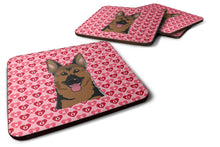 Load image into Gallery viewer, German Shepherd Hearts Foam Coaster  BB5281FC