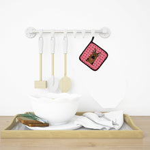 Load image into Gallery viewer, German Shepherd Hearts Pot Holders - Set of 2 - Heat-Resistant Kitchen Essentials BB5281PTHD